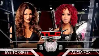 WWE TLC Match card