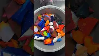 Leftovers Dyed Small Gems #asmr