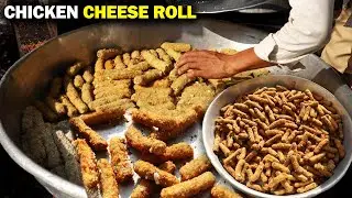 Bhatiyara ka Shahi Chicken Roll | Best Chicken Cheese Roll for Parties | Non-Veg Food Vlog