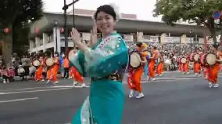 盛岡さんさ踊りミスさんさ他　２０１８年８月１日　岩手県盛岡市