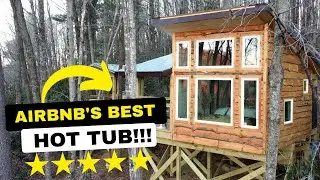 Полный тур по домику на дереве Airbnb в горах Северной Каролины || ЛУЧШАЯ джакузи!!!