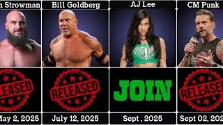 WWE 2025 Wrestlers Releases & Signings