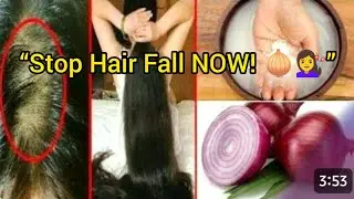Onion Hair Oil for Faster Hair Growth & Stop Hair Fall Naturally 🧅✨