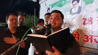 28 SAFAR HUSSAINPUR SADAT/ Ayaz Abbas Nowganvi/Amma do Sahara Thak Gaya Hussain 💔😭#noha #yahussain 