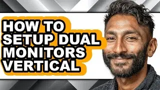How to Setup Dual Monitors Vertical (easy Method)