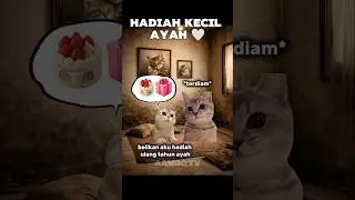 Hadiah Ini Dari Ayah?#kucinglucu   #memengakakkocak  #memekucing #memeindonesia  #sad  #sadstory