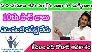 Govt jobs in November 2019 | Latest jobs information | job updates in Telugu | recruitment 2019 | P9