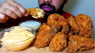 CRISPY  FRIED CHICKEN  EATING | KFC Fried Chicken  Eating Show|#HungryPiran