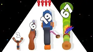 Gun Run 3D - MAX LEVEL ( Gun Shooter, ASMR  )