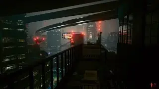 Dystopian City | Ambient City Sounds to Relax / Study to | 40:16 Minutes