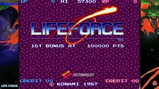 Life Force (Japan) / Salamander (2 Players) 1CC Arcade Konami - Dark_Ryu (Recreativos Online)