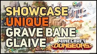 Grave Bane Unique Glaive Minecraft Dungeons