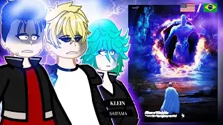🇺🇸/🇧🇷 One punch man React Saitama + Saitama vs God | One punch man - W.Moriarty KZN