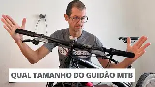Qual tamanho do guid&atilde;o MTB