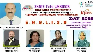 ToTs Webinar 2062 E .N .G . L .I .S .H (SURESH NKUMAR)
