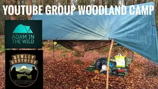 Woodland camp in the Snugpak hammock and Cocoon. You-tuber get together.