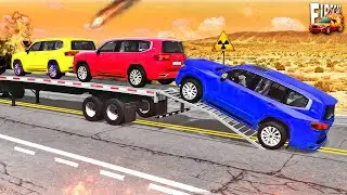 Truck vs Impossible Speed Bumps &ndash; Brutal Impact Physics &ndash; BeamNG Drive Ep.10 🔧