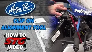 How To Use The Motion Pro Clip-On Alignment Tool And Review | Sportbiketrackgear.com
