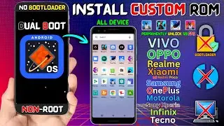 Install Custom Rom in Any Android Mobile Non Root No Bootloader | Android 16 ROM in Vivo Oppo Realme