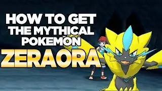 Как получить мифического покемона Зераору для Pokemon Ultra Sun и Moon | Остин Джон играет