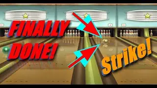 WORLDS FIRST GETTING A STRIKE IN THE OTHER LANE!!! (Wii Sports) #shorts
