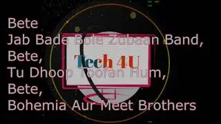 Assi Trendsetter song lyrics video | Bohemia new rap 2019 lyrics video.