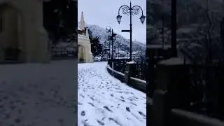 Shimla Snow fall ridge Medaan #shimla #snowfall #status