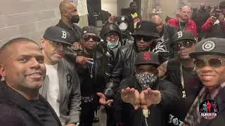New Edition Greets Jodeci Backstage