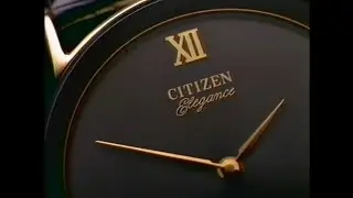1990 Citizen Elegance Watches Commercial ⌚️ 