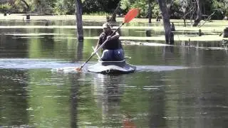 Four Rivers Teal Chaser paddled and push poled