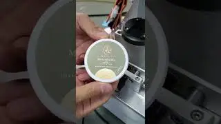 Manual self adhesive sticker top side labeling machine for customized #labeler  #labelingequipment