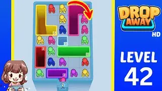 Drop Away Level 42 Solution Walkthrough