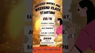 Want to become a Certified Nurses Aide or Home Health Aide? Join our upcoming class! #shorts