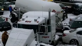 Massive chain-reaction pile-up on Pa. Turnpike