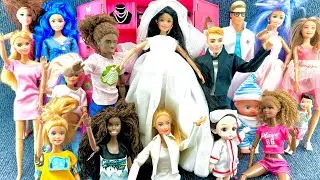 13 Minutes Satisfying Unboxing The most beautiful Barbie, Ken doll sand their dressing up video ASMR