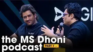 The MS Dhoni Podcast Part 1 @tanmaybhat