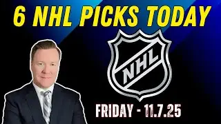 Friday 6 NHL Betting Picks l 11/7/25 l Vernon&rsquo;s Best NHL Bets, Expert Picks and Predictions