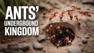 The secret of underground life #redants #ants #nature #macronature #insects #023