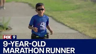 9-year-old runner ready to go the distance at Twin Cities Marathon | KMSP