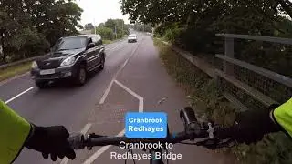 Cycle Route: Cranbrook to Redhayes Bridge (Exeter)