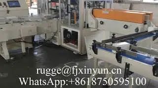 High speed facial tissue single packing and bundle packing machine