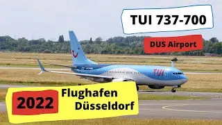 Flugzeug Start Düsseldorf Airport (DUS) TUI 737-700