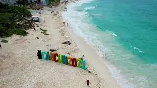 Cancun Mexico 2021 by drone 4k