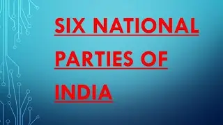 six national parties of India