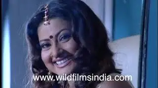 Nigaar Khan laughs for two minutes non-stop on sets of Hindi serial 'Prratima'