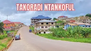 День в НТАНКОФУЛЕ, Такоради, Гана🇬🇭 Видео прогулки