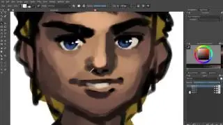 Krita 2.9 Character Concept Sketch