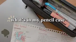 what's in my pencil case 🌿 | maggie's diaries