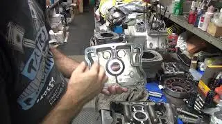 #117 S&S 113ci evo motor pulled cylinder studs repair harley swift evolution head by tatro machine