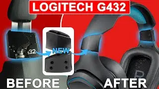 SOULWIT® | How to Replace Logitech G230/231/331/332/430/431/432/930 | Repair Side Slider Cover